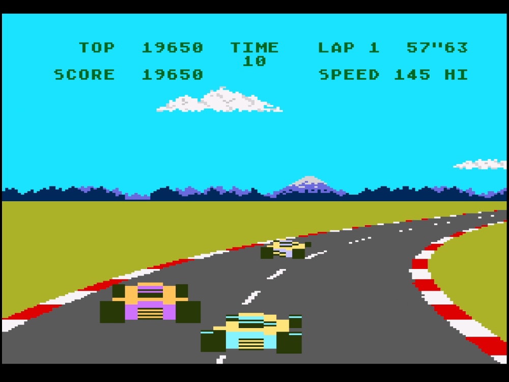Gameplay of Pole Position for Atari 5200